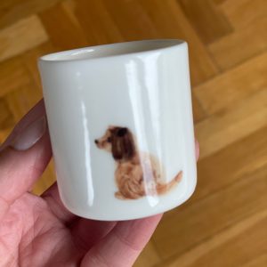 Espresso cup WITH DOG, 50 ml